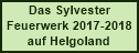 Sylvester Feuerwerk 2017/18 auf Helgoland